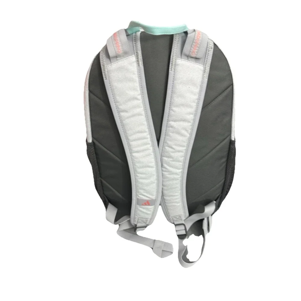 Adidas Excelerator Backpack Twill White/Semi Flash Aqua Blue/Semi Pink Spark New
